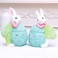 thumbnail image 3 of Resin Rabbit Figurines Table top Rabbit Decors Holiday Spring Home Accent, 3 of 9