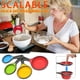 thumbnail image 1 of Fiudx Juego de Cucharas Medidoras Plegables, Diseño Compacto Que Ahorra Espacio, Material de Alta Calidad Apto para Uso Alimentario, Medidas Precisas para Hornear y Cocinar, Ideal para Autocaravanas,, 1 of 6