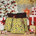 thumbnail image 6 of Rocae Ducks Print Christmas Drawstring Linen Gift Bag with Drawstrings Treat Bag Goody Present Bags for Christmas Party Favor, 6 of 8