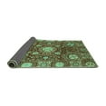 thumbnail image 2 of Ahgly Company Indoor Rectangle Abstract Turquoise Blue Modern Area Rugs, 2' x 3', 2 of 4