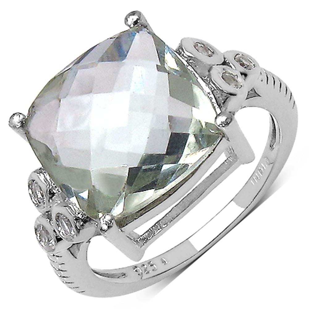 Bonyak Jewelry Genuine Round Diamond and Black Diamond Ring in Sterling Silver Size 6.00
