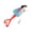 cyan blue, variant on Shaped Lures Barbed Treble Hook Saltwater Resilient Fishing Tackle Accessories 40g 22cm Artificial Baits