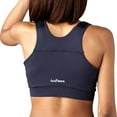 thumbnail image 6 of heart&core Shirl Bra, Post-Surgery, Racerback Zip Bra, Black, Q, 3XL, 1 Ct, 6 of 11