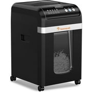 200-Sheet Auto Feed Paper Shredder, 60 Minutes Nonstop Heavy Duty Shredders, 8.1 Gallon Large Bin Office Document Shredder, Micro-Cut/High Security P-4 Commercial Grade Shredder (C283-A)