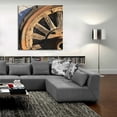 thumbnail image 5 of Epic Art 'Old Wheel I' by Cindy Jacobs, Acrylic Glass Wall Art, 36"x36", 5 of 8