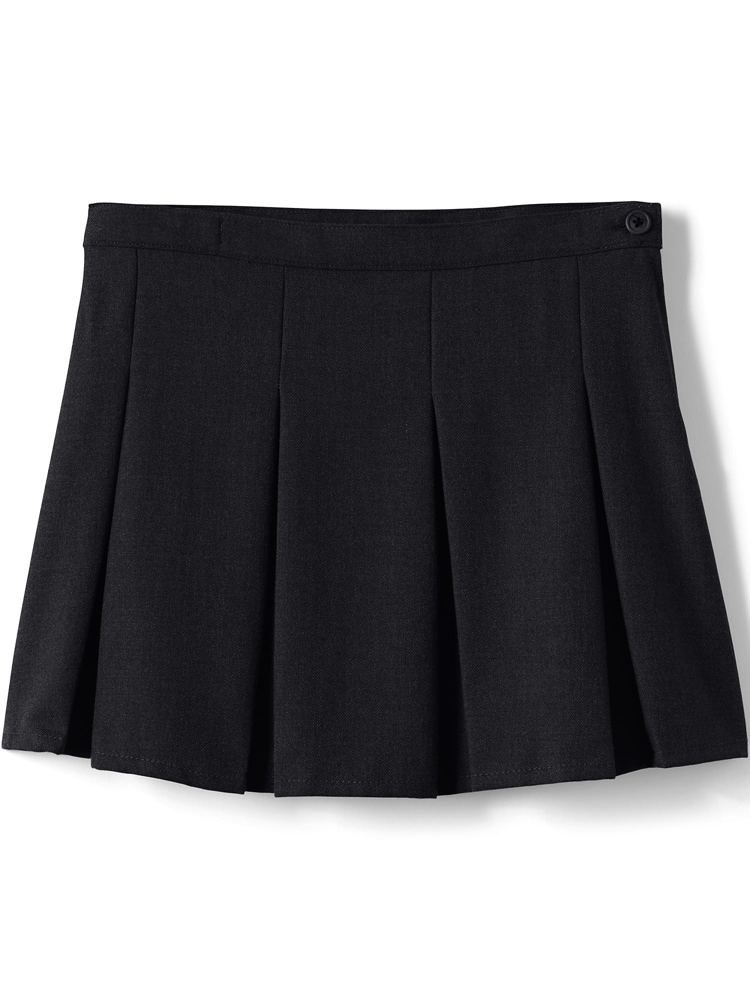 Lands' End School Uniform Girls Box Pleat Skirt Above The Knee