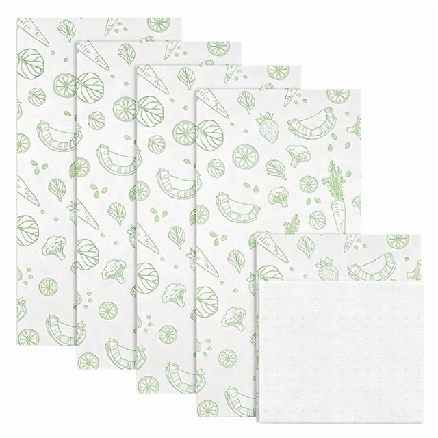Paquete de 6 Forros Absorbentes para Refrigerador, Alfombrillas Lavables para Nevera con Respaldo Antideslizante, 12 X 24 Pulgadas