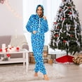 thumbnail image 5 of joogoo Leopard Blue Unisex Adults Onesies Pajamas Jumpsuits L, 5 of 7