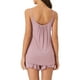 thumbnail image 3 of INSPIRAR CHIC Conjunto de Pijamas para Mujeres con Top de Tirantes y Pantalones Cortos en Color Sólido con Volantes L Rosa Claro, 3 of 6