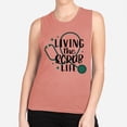 thumbnail image 2 of Living the Scrub Life Women's Muscle Tank 2X-Large Desert Pink, 2 of 5