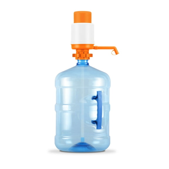Brio PU100OR Orange Water Pump for 1 to 6 Gallon Water Bottles 48mm and 55mm