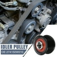 thumbnail image 2 of Unique Bargains No.274150W010 Car Alternator Clutch Pulley Serpentine Belt Idler Pulley for Lexus GS350 2014 Silver Tone, Black, 2 of 7