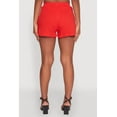 thumbnail image 4 of Womens Trendy Gauze Knit High Waisted Pull On Shorts with Pockets, 4 of 4