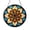 Acrylic 3.5 Inch, variant on Mandala Round Stained Glass Style Suncatcher, Vibrant Geometric Window Hanging for Sunlight Home Decor and Spiritual Art