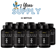 Vitrenix- Male Virility/Mood/Energy/Stamina- 12 Bottles- 720 Capsules- Dr. Pelican