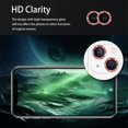 thumbnail image 2 of 2-Pack for iPhone 13 Mini 5.4 inch / 13 6.1 inch Camera Lens Protector, Camera Cover Circle Tempered Glass for iPhone 13 Mini 5.4 inch / 13 6.1 inch [Glitter Diamonds] - Red, 2 of 5