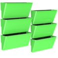 thumbnail image 3 of Storex Magnetic Wall Pocket, 5Lbs+ Capacity,Green (6 units/pack), 3 of 3