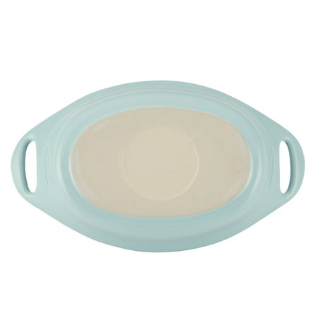 Rachael Ray - 2-Piece Oval Ceramics Au Gratin Set - Light Blue