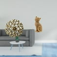 thumbnail image 2 of Escultura De Pared De Gato De Hierro Rústico, Figura Decorativa, Placa Artística 3D Para Oficina, Sala De Estar, Entrada, Estantería, Dormitorio, Adorno, 2 of 8