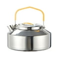 thumbnail image 2 of Dvkptbk Bouilloire Extérieure Portable 800ml Bouilloire de Camping en Acier Inoxydable Légère et Théière de Camp Portable Idéale pour Bushcraft et Utilisation Extérieure Camping & Randonnée, 2 of 9