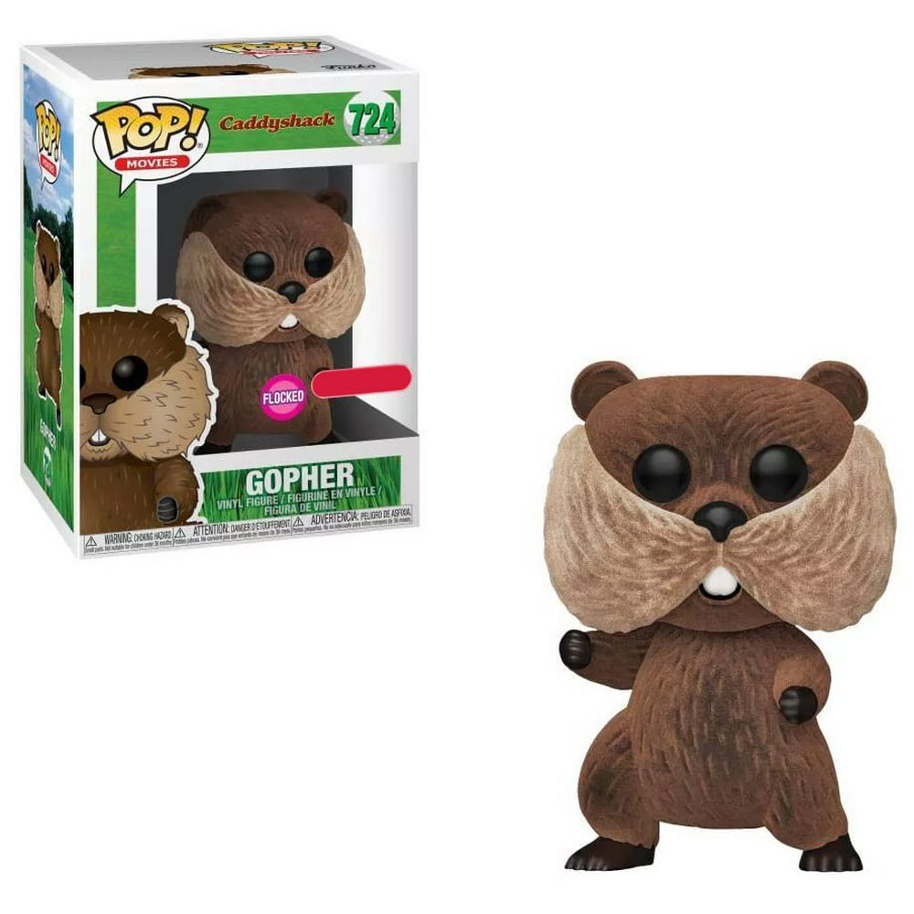 Caddyshack Funko POP! Movies Gopher Vinyl Figure [Flocked] Walmart