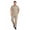 Khaki, variant on Men's Short-Sleeve Work Coverall Lightweight with Elastic Waist, Gray Coverall