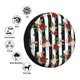 thumbnail image 4 of Balery Rose Flowers Cubiertas para Neumáticos - Protector Resistente para Neumáticos de Camioneta, SUV, Remolque, Camper y RV-15 inch, 4 of 6