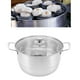 thumbnail image 5 of Olla Vaporera De Acero Inoxidable Con Tapa, Rendimiento Superior, Gran Espacio, Ideal Para Verduras, Mariscos Y Más, Compatible Con Varias Estufas, Diseño Apilable, 5 of 7