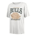 thumbnail image 2 of Women's-'47  White Chicago Bulls City Edition Down Court Sadie T-Shirt, 2 of 3