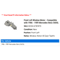 thumbnail image 2 of Front Left Window Motor - Compatible with 1986 - 1989 Mercedes-Benz 560SL 1987 1988, 2 of 2