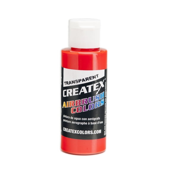 Createx Airbrush Color, Regular, 2 oz., Sunset Red
