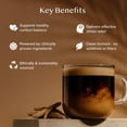 thumbnail image 3 of VAHDAM Ashwagandha Coffee with Turmeric, Lion s Mane & Chaga Mushroom | Clinically Proven KSM 66 Ashwagandha & Pure Arabica Coffee | Stress & Cortisol Support, Better Energy - 40 servings, 3 of 9