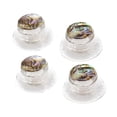 thumbnail image 2 of 4 Pieces Guitar Knob Cap Volume Control Hat Style Durable PP for Bass Guitar Instrument Replacement, 2 of 6