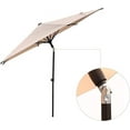 thumbnail image 5 of Abba Patio 9ft Aluminum Outdoor Patio Umbrella w/ Tilt & Crank, Star Series-6 Ribs, Beige, 5 of 7