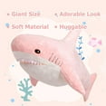thumbnail image 3 of MorisMos Giant Shark Stuffed Animal 32" Soft Shark Plush Pillow, 3 of 7