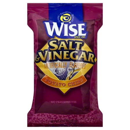 Wise Salt & Vinegar Potato Chips, 6.75 Oz.