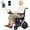 Purple, variant on Aoemoe Electric Wheelchair Adults & Seniors – 286 lb Capacity, Dual Motor, 15 km Range, Lightweight Portable Power Chair, Black