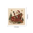 thumbnail image 6 of syligr Santa Christmas Diamond Art for Adults, Vintage Christmas Pearl Art Kits, DIY Pearl Diamond Kit, Winter Bead Crafts Ornament, Xmas Party Decorations for Mantel, Unique Gift/Favors, 6 of 6