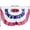 90*180cm, variant on Durable Polyester Patriotic Half-Moon Flag with Fade-Resistant Print, Indoor/Outdoor Decoration for Independence Day & Memorial Day Celebrations