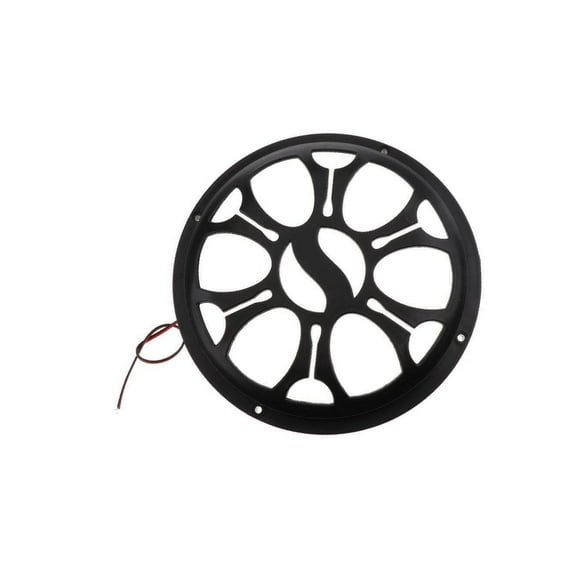 Car Horn Decorative Cover Speaker Grilles Protector Speaker Cover Car Black for Light 8inch