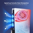 thumbnail image 3 of Cooling Fan with LED Light for PS5 Disc & Digital Editions, Efficient Cooling System, 3 of 8