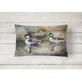thumbnail image 2 of Bufflehead Throw Pillow 12 in x 16 in, 2 of 4