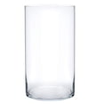 thumbnail image 1 of Florero de cristal Royal Imports con forma de cilindro, 30 cm de alto, 1 of 6