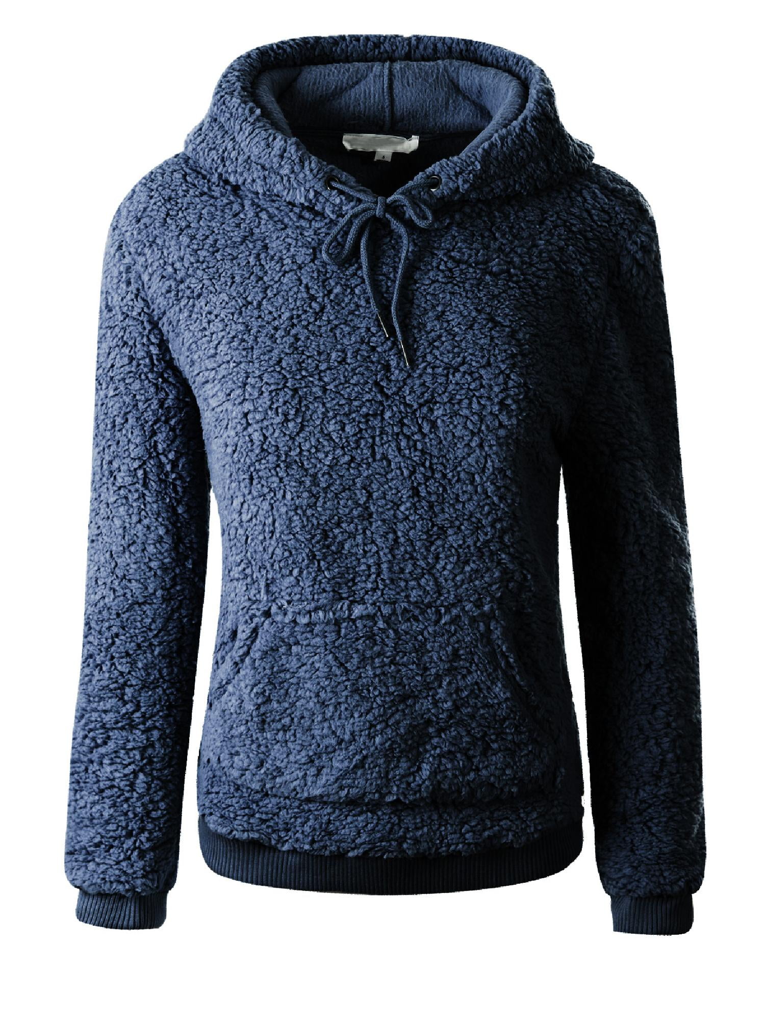 Made by Olivia Made by Olivia Women's Super Soft Sherpa Front Pocket