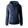 thumbnail image 1 of Made by Olivia Women's Super Soft Sherpa Front Pocket Hoodie Pullover, 1 of 3