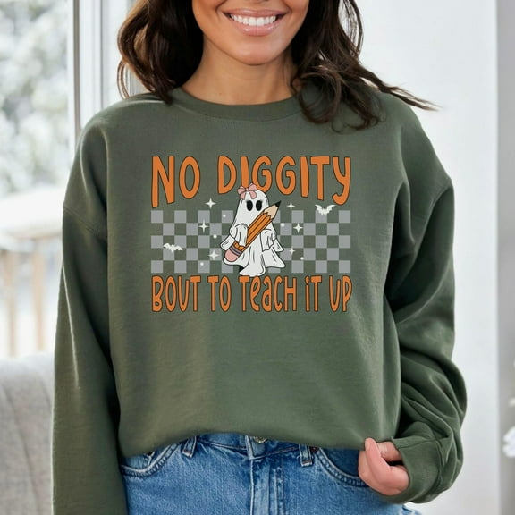 Halloween Teacher Sweatshirt, In My Spooky Teacher Era, Teach Sweatshirt, Teacher Fall Sweatshirt, Ghost Teacher Shirt, Trick or Teach