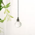 thumbnail image 4 of 6 Pieces Crystal Ceiling Fan Pull Chain Rainbow Fan Pull Chain Extension with Connector for Ceiling Light Ceiling Fan (gudian-white-4pc), 4 of 5