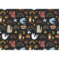 thumbnail image 2 of CafePress - Cute Cats Pretty Floral Pets Funny Pattern - 8.5" x 4.5" Cosmetic Pouch, 2 of 4