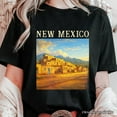 thumbnail image 2 of Artistic New Mexico State Taos Pueblo T-Shirt, Native American Heritage Tee and Southwestern Cultural Souvenir, 2 of 6
