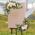 thumbnail image 4 of CNKOO 2 Pieces Wedding Arch Flowers Fake Flowers Greenery for Front Door Ornament, 4 of 8